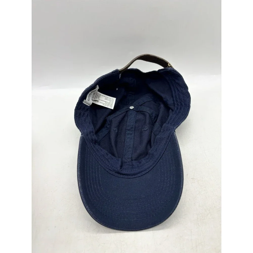 UPS United Parcel Service Cap Hat Goodfellow Navy Blue Leather Strapback